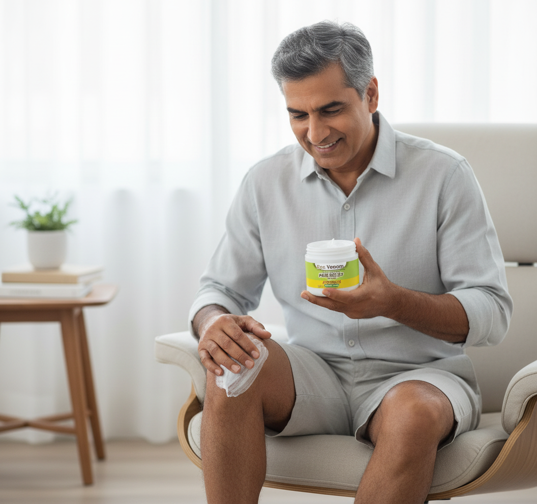 Bee Venom Joint and Bone Therapy Cream Knee Application - No Bees